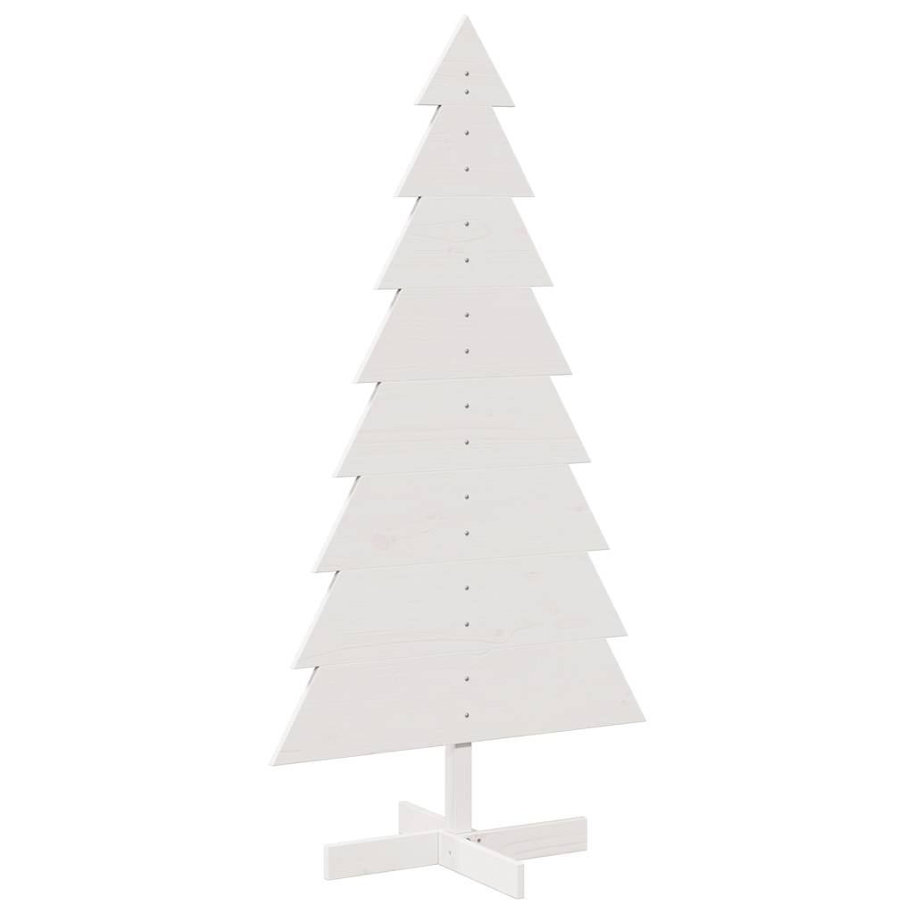 Puidust jõulupuu kaunistuseks, valge, 150 cm, männipuit