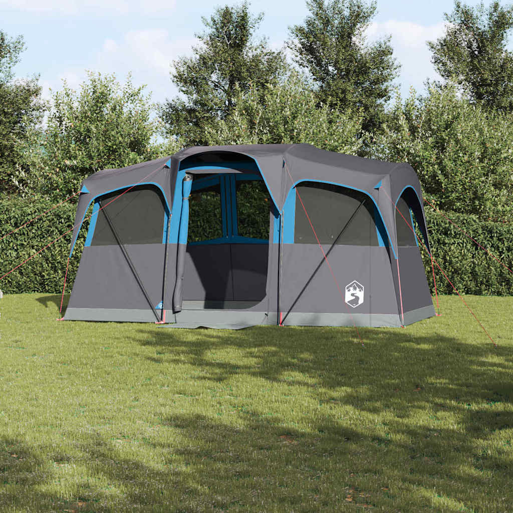 Peretelk 435 x 255 x 216 cm Polüester ja teras Sinine ja Hall