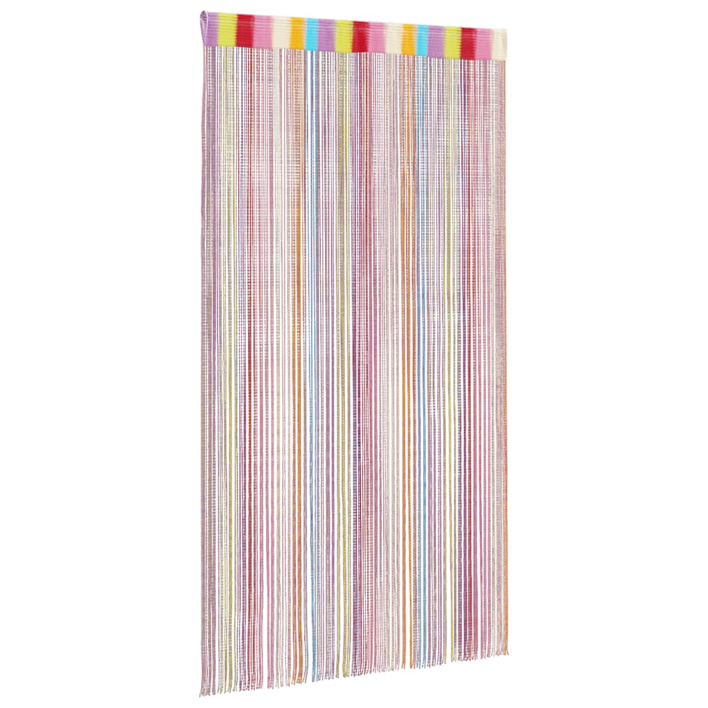Nöörkardinad 2 tk, mitmevärviline, 140x250 cm
