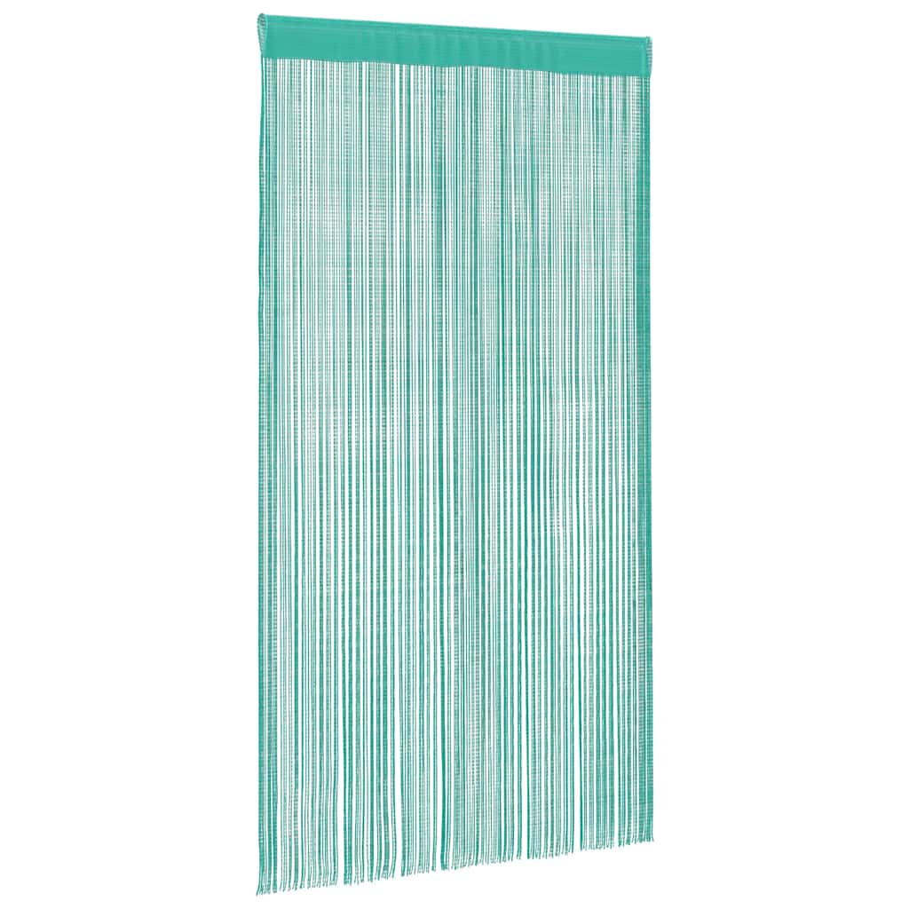 Nöörkardinad 2 tk, türkiissinine, 140 x 250 cm