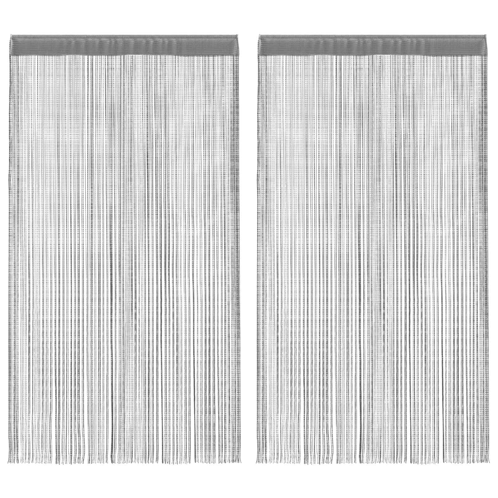 Nöörkardinad 2 tk, antratsiithall, 140 x 250 cm