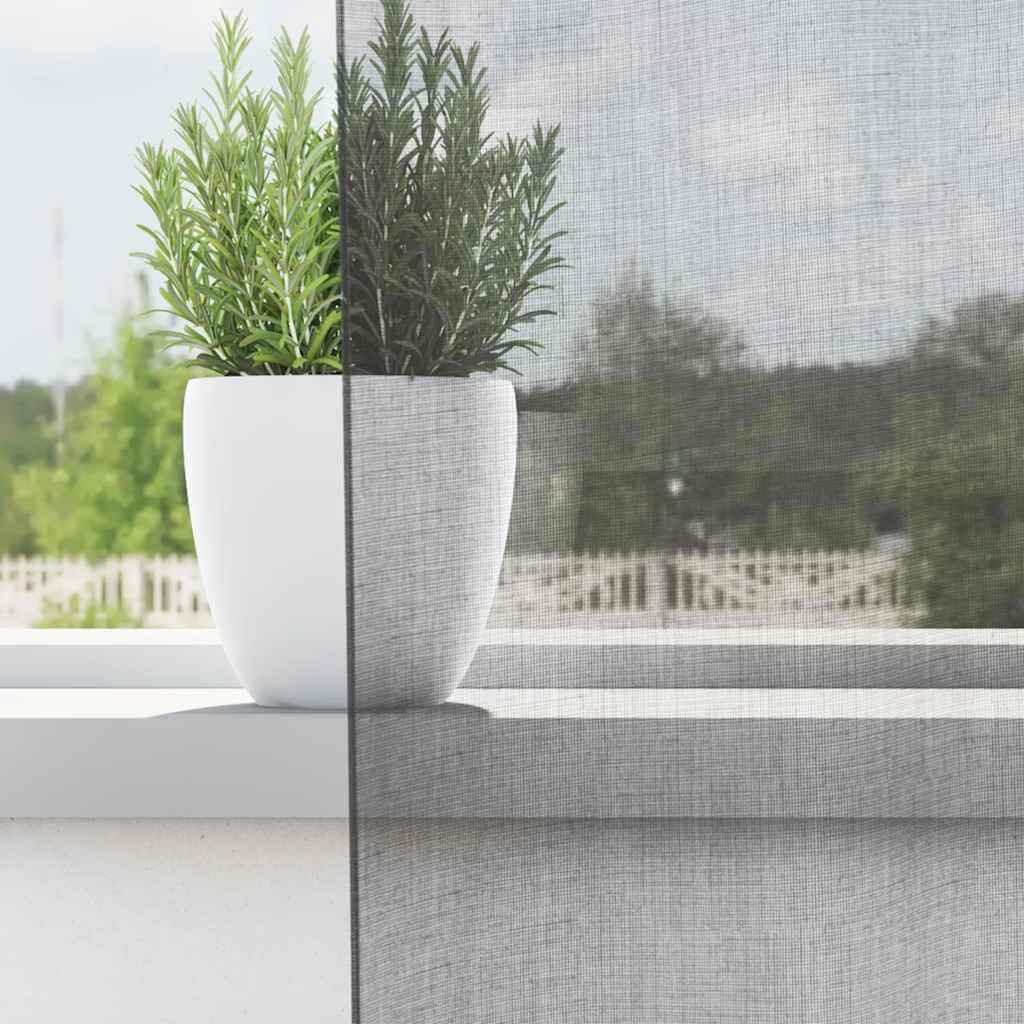 Voile kardinad varrastaskutega 2 tk, tumehall