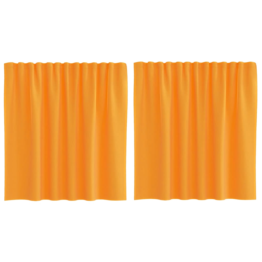 Voile kardinad varrastaskutega 2 tk oranžid