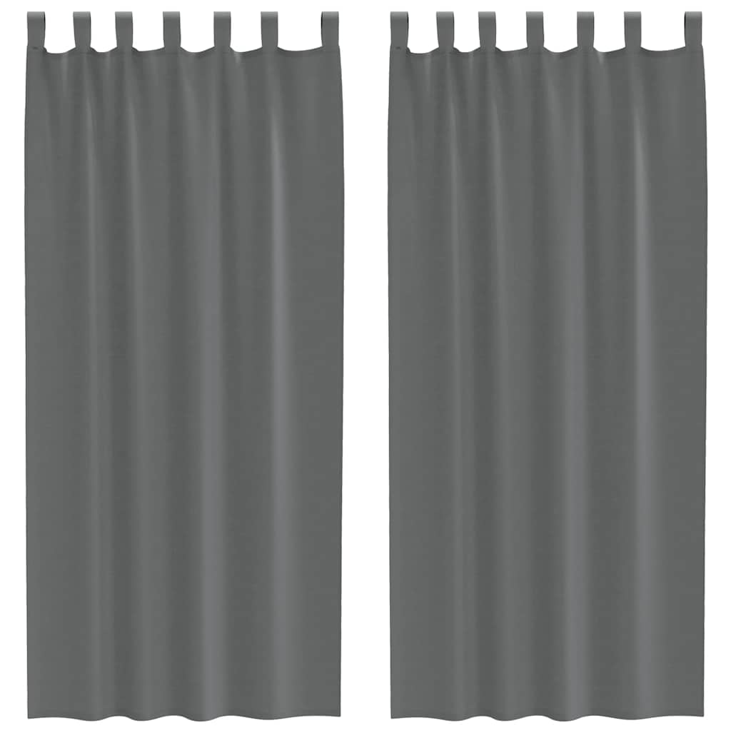 Aasadega Voile kardinad 2 tk Tumehall 140x225 cm