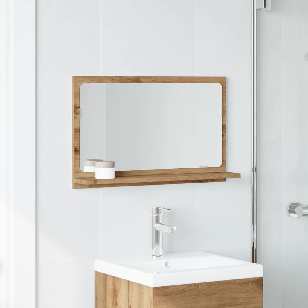 Vannitoa peegelkapp Artisan tamm 60x11x37 cm ehituspuit