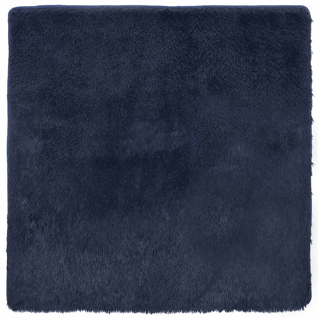 Kõrge narmaga Shaggy vaip, NAVARRA, tumesinine, 120x120 cm