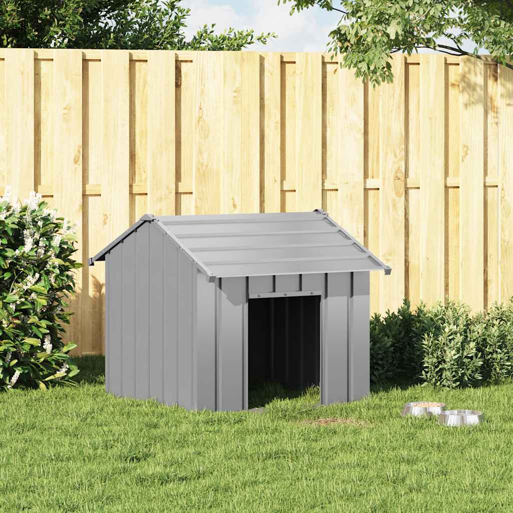 Katusega koeramaja 85x107x81 cm galvaniseeritud teras