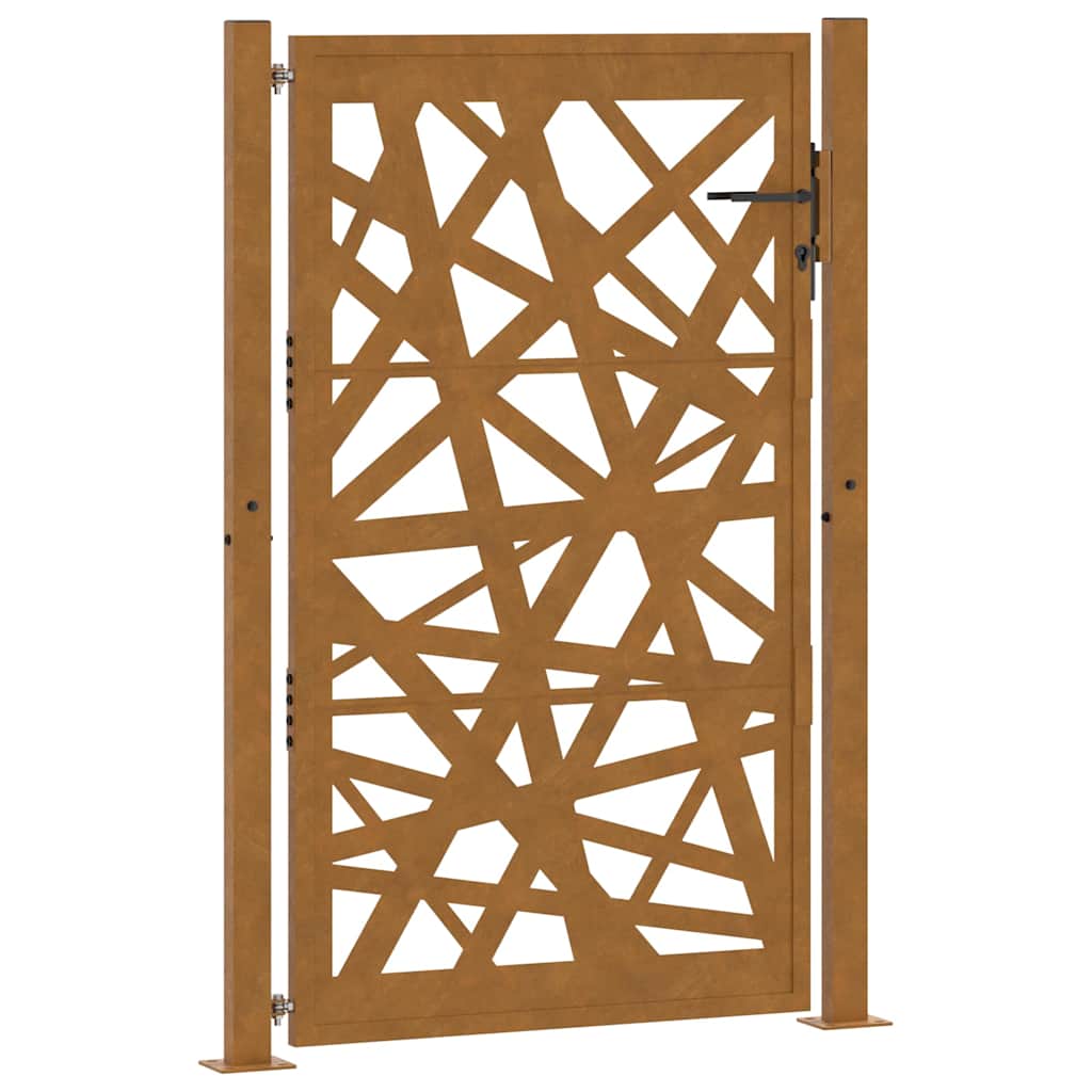 Aiavärav 100 x 150 cm ilmastikukindlast terasest, valgusdisain