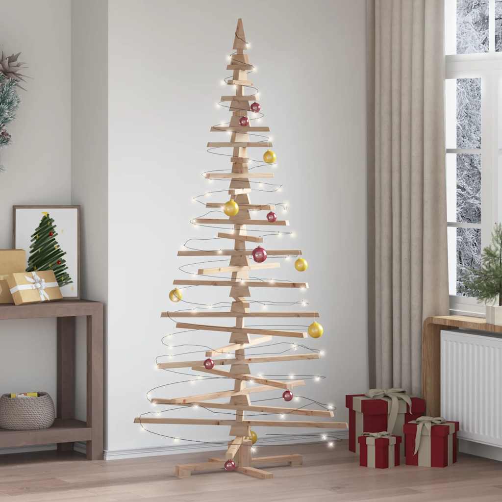 Puidust jõulupuu kaunistuseks, 210 cm, männipuit