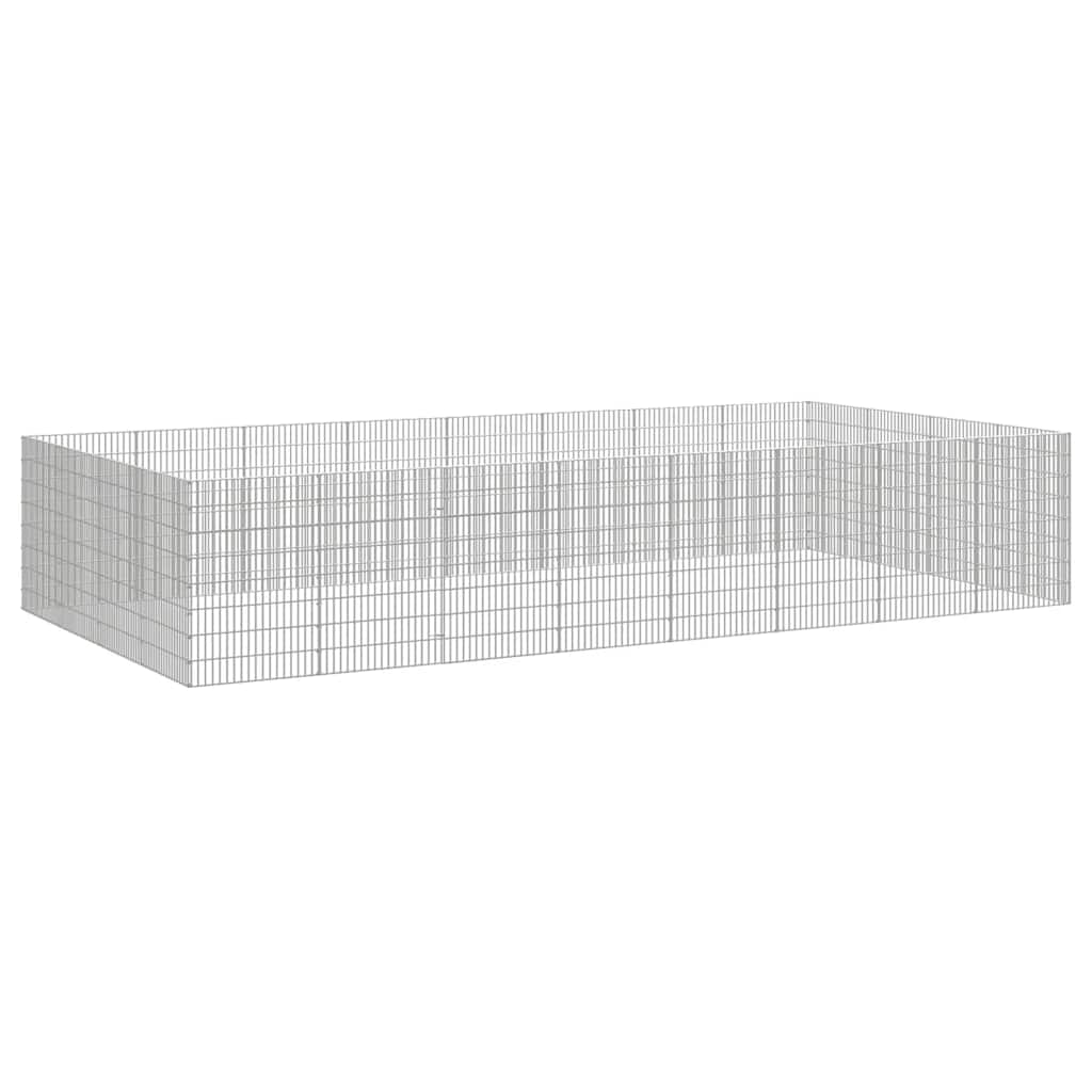 Loomade aedik 24 paneeli 54x80 cm tsingitud raud