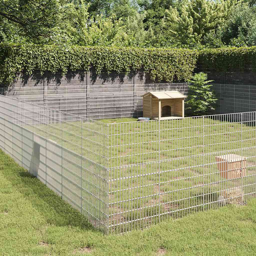 Loomade aedik 48 paneeli 54x100 cm tsingitud raud