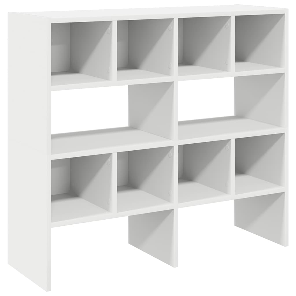 Kingariiulid 2 tk virnastatavad, valge, 89,5x30x40 cm