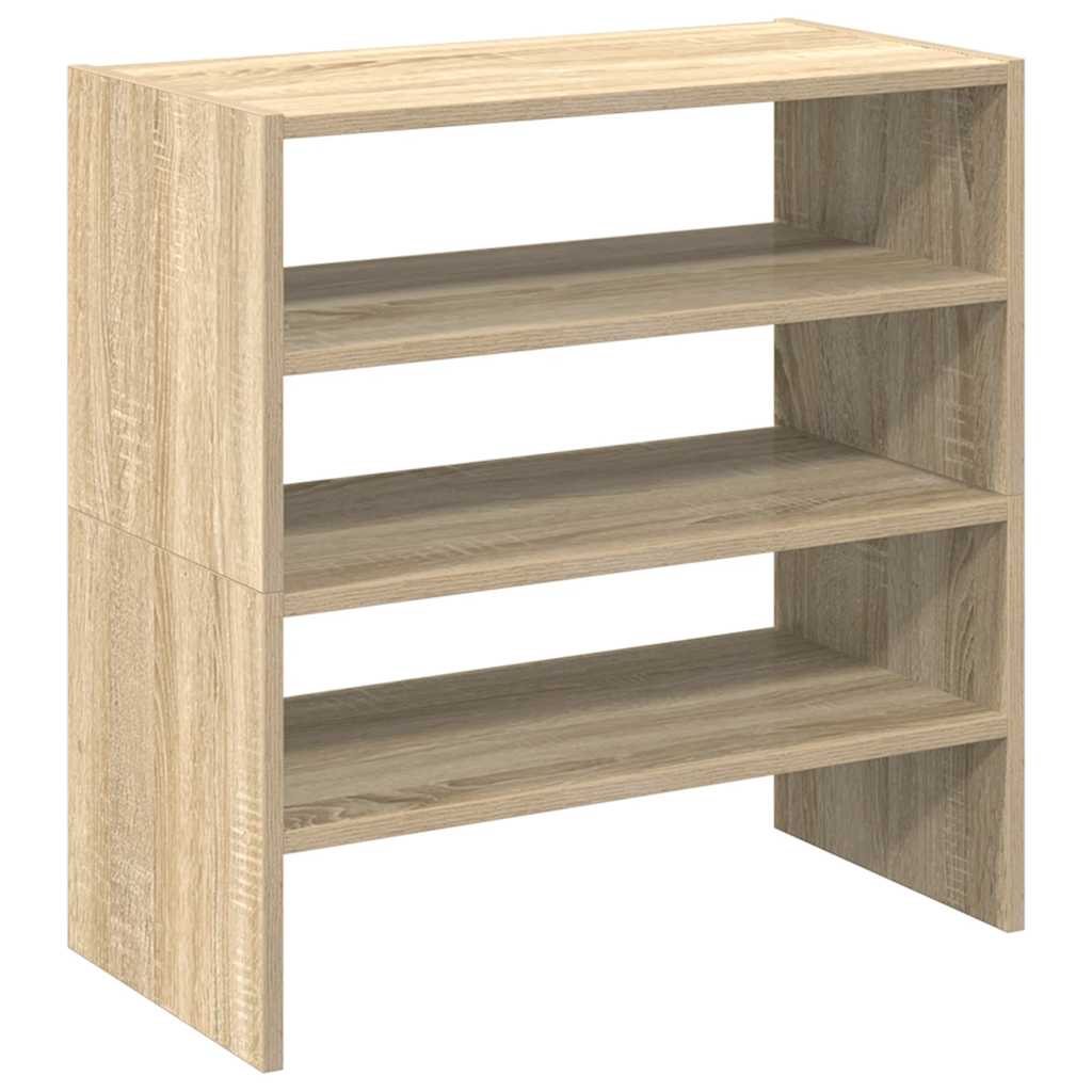 Kingariiulid 2 tk virnastatavad, sonoma tamm, 60 x 30 x 30,5 cm