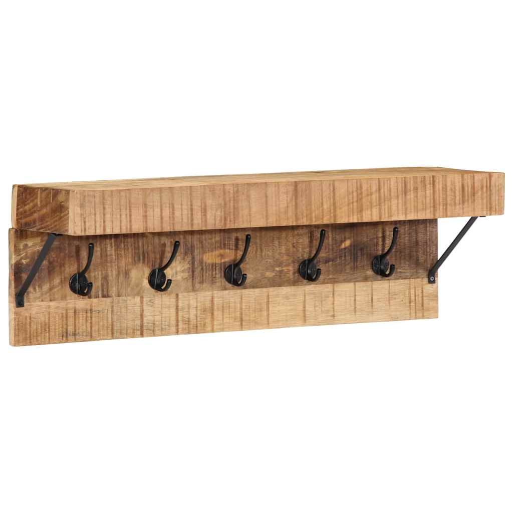 Riidepuu Seinale kinnitatav Pruun 73 x 19 x 23 cm Mangopuit
