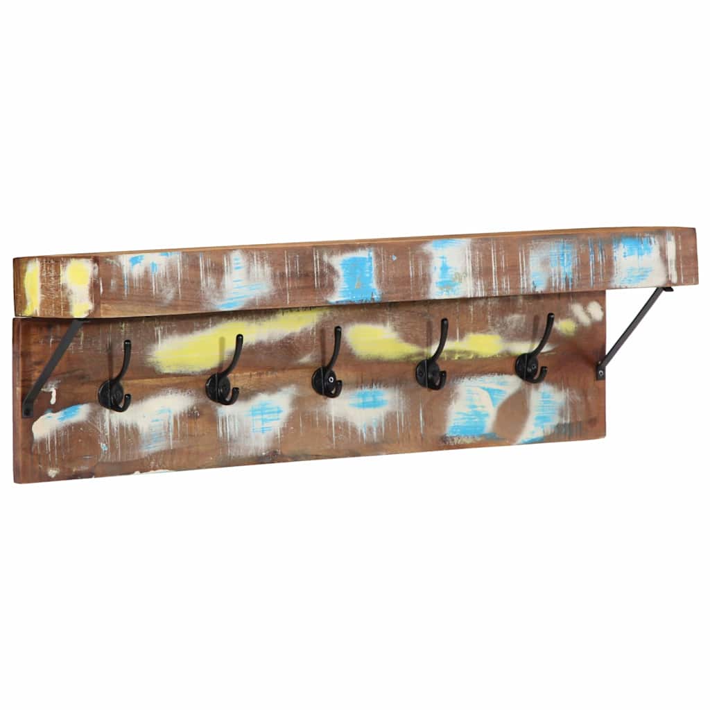 Riidepuu Mitmevärviline 73 x 19 x 23 cm Taastatud puit