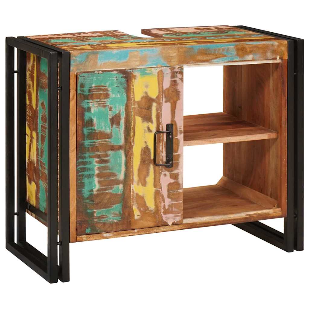Valamukapp Mitmevärviline 71 x 33 x 58 cm Tugev taastatud puit