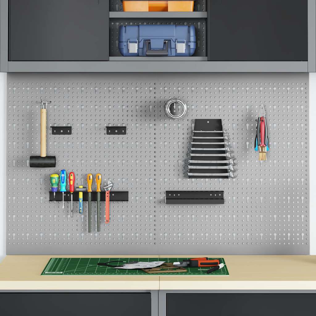 Tööriistade seinapaneel 2 tk Hall 100 x 1 x 60 cm Teras