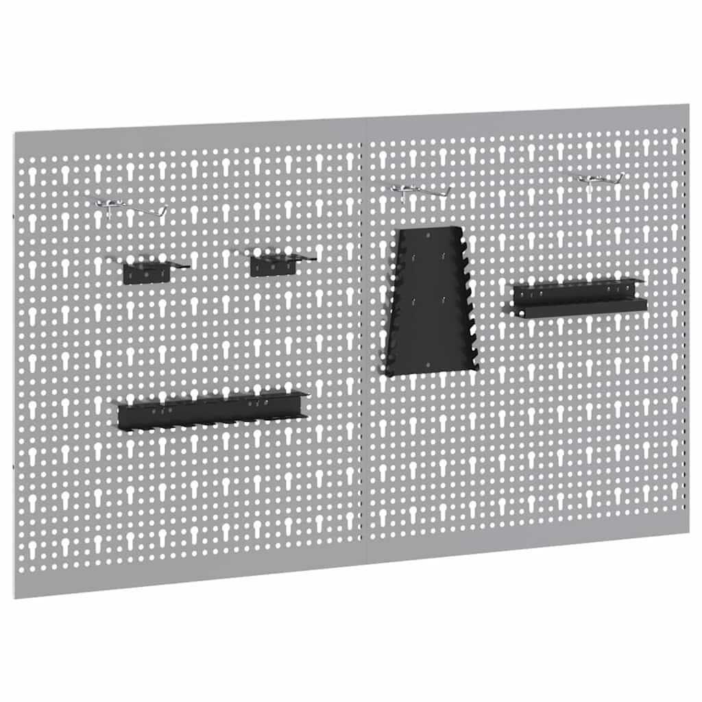 Tööriistade seinapaneel 2 tk Hall 100 x 1 x 60 cm Teras