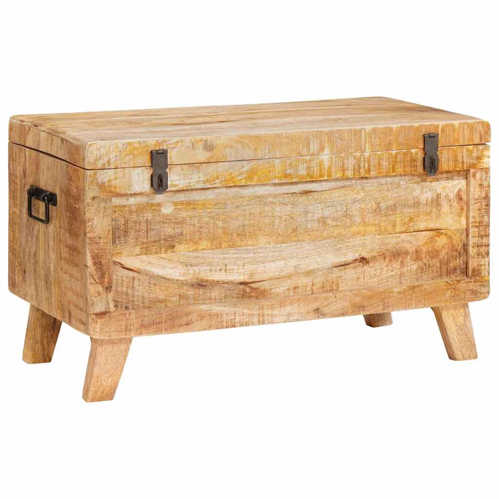 Salvestuskarp ladustamisega lukuga 70 x 35 x 40 cm mangopuit