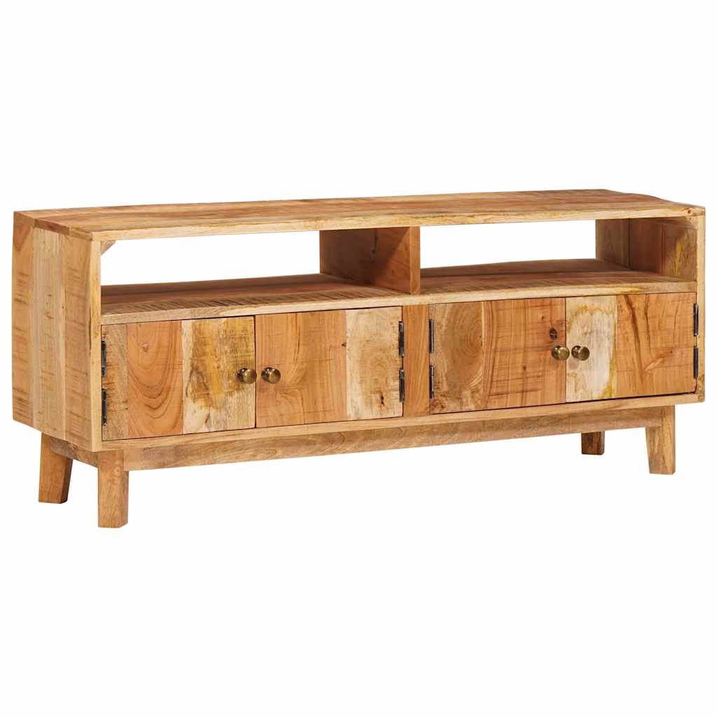 Ladustamiskapid uksega Pruun 110 x 30 x 45 cm Tugev mango puu