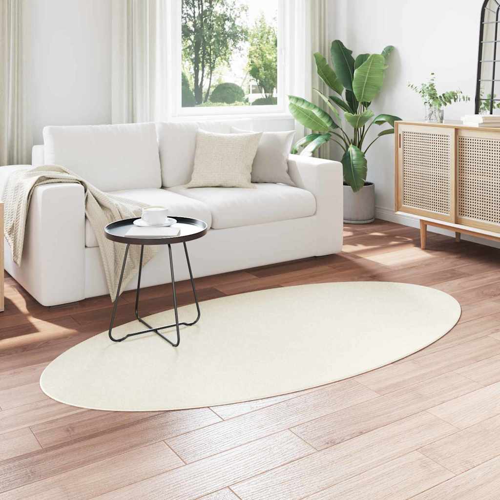 Vaip HUARTE Kreemjas 100 x 200 cm 100% Polüester