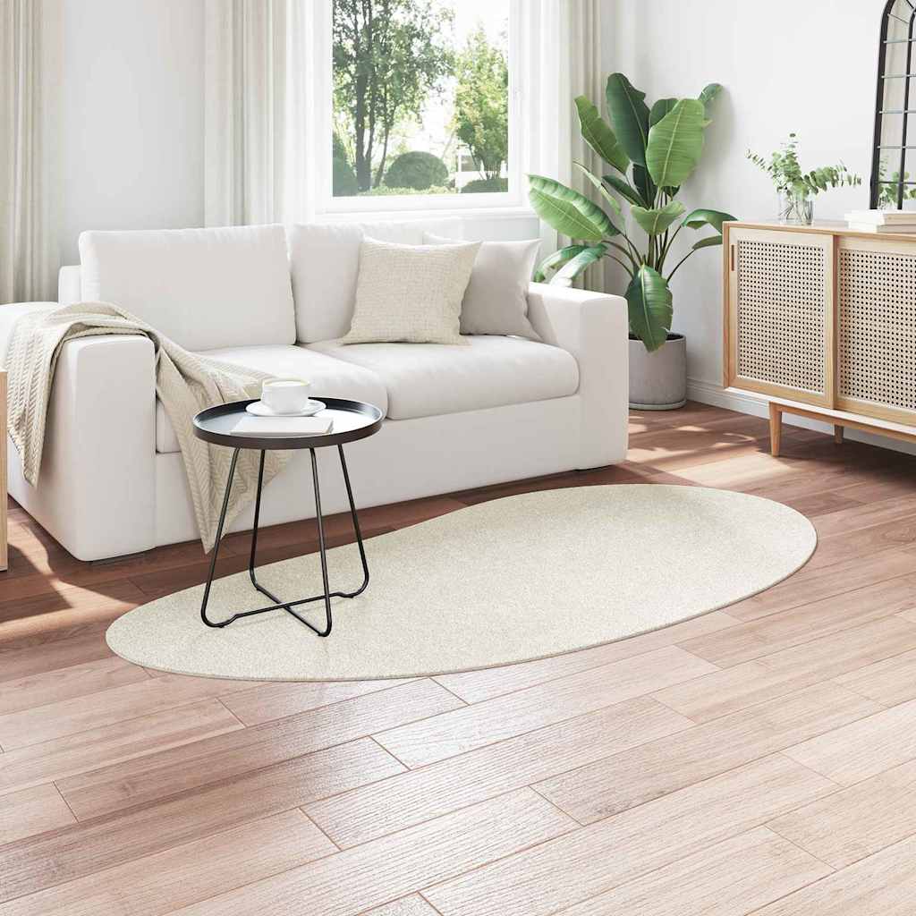 Vaip HUARTE Kreemjas 100 x 200 cm Polüester