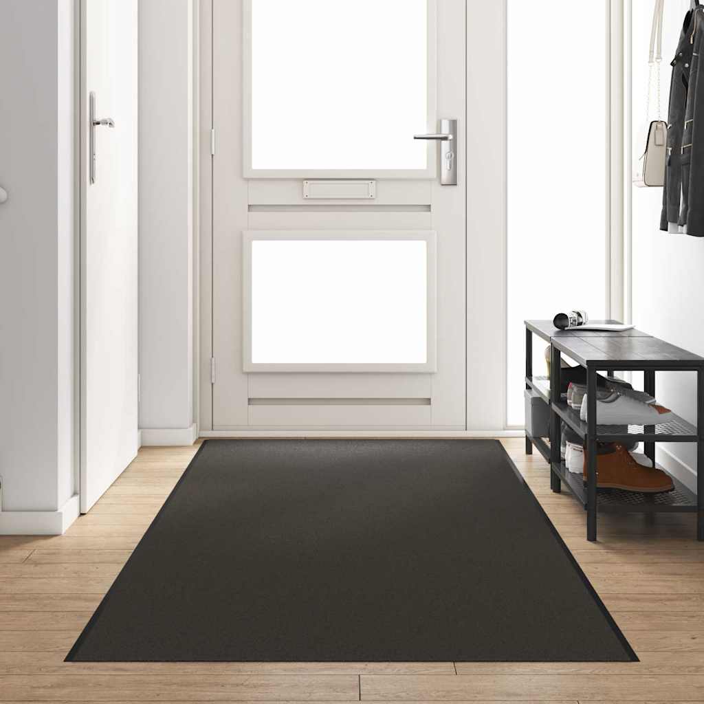 Uksematt Muu Antratsiit ja must 120 x 350 cm Polüamiid ja PVC