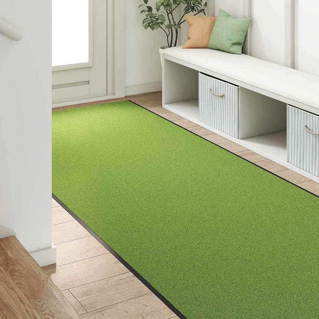 Uksematt Roheline ja Must 120 x 400 cm 100% polüamiid