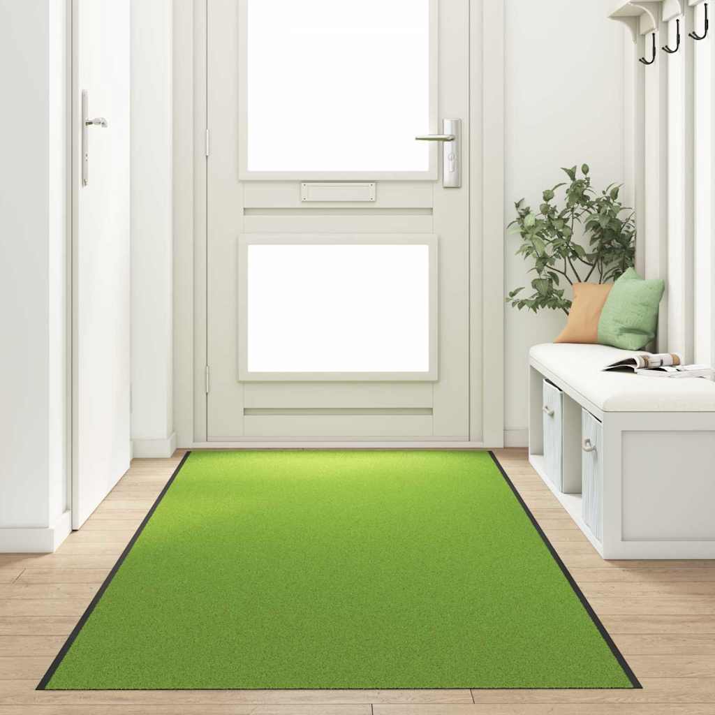 Uksematt Roheline ja Must 120 x 400 cm 100% polüamiid