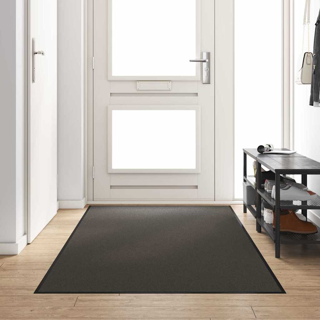 Uksematt Antratsiit ja must 120 x 300 cm 100% polüamiid
