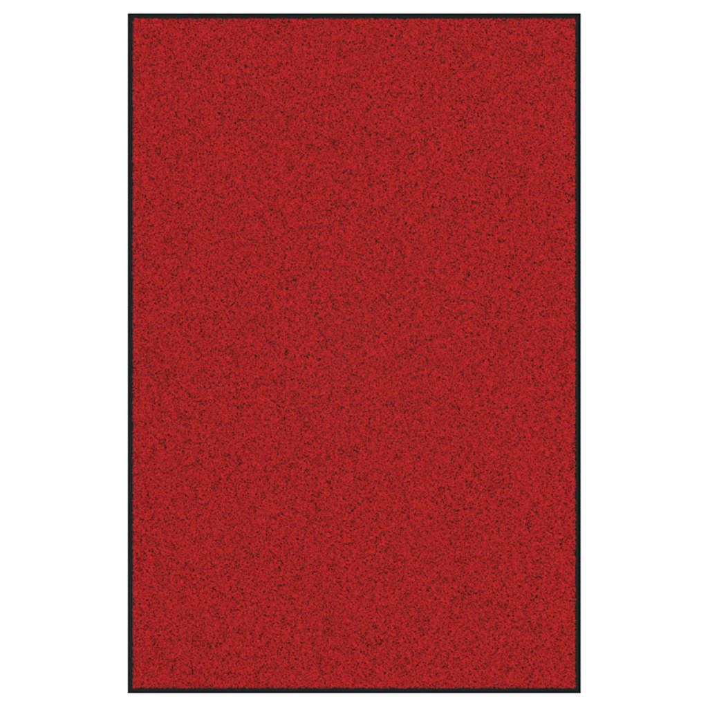 Uksematt Punane ja Must 120 x 180 cm 100% polüamiid