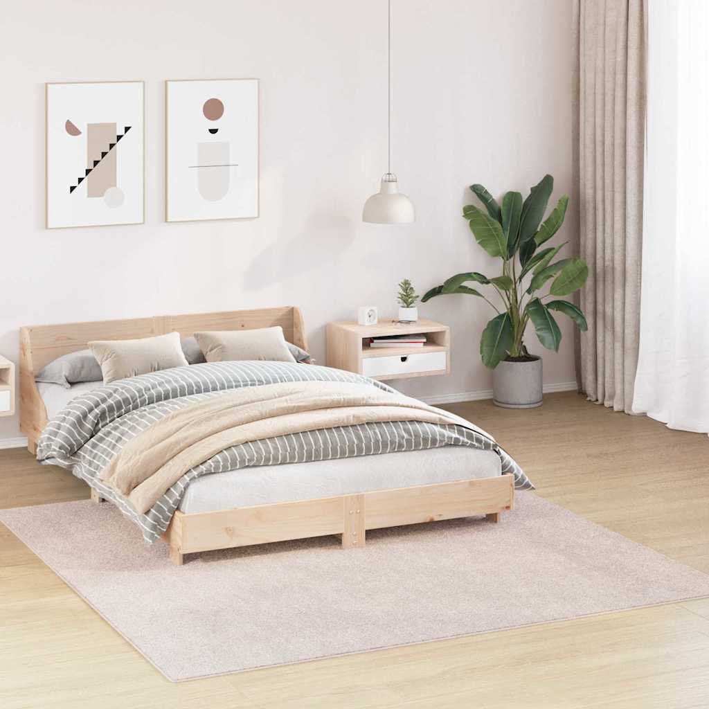 Libisemisvastane Shaggy Vaip Kreemjas 200 x 200 cm PP