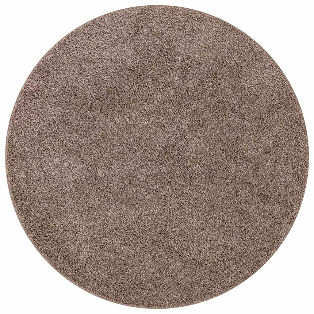 Libisemisvastane Shaggy Vaip Pruun 90 x 90 cm PP