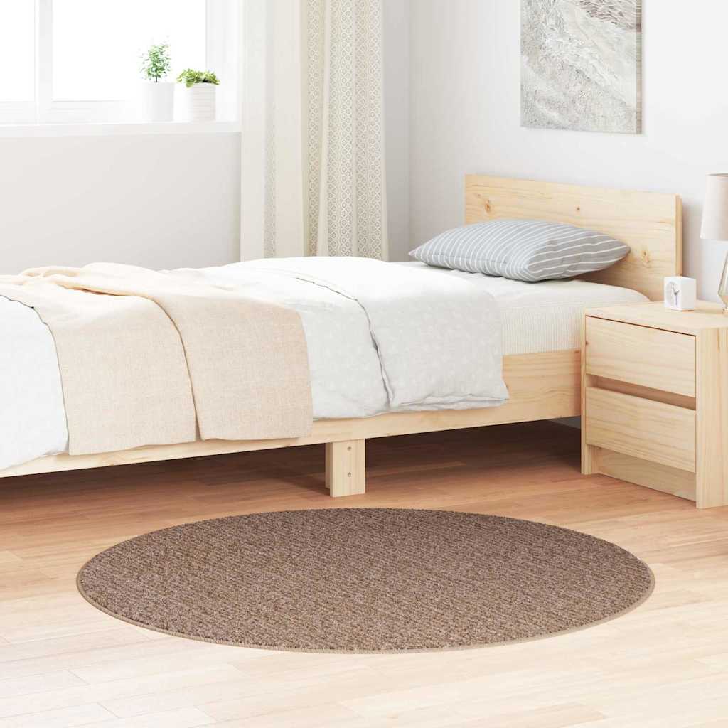 Libisemisvastane Shaggy Vaip Pruun 120 x 120 cm PP