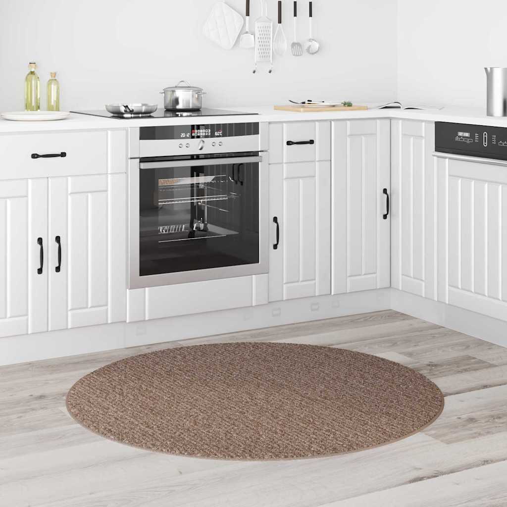 Libisemisvastane Shaggy Vaip Pruun 120 x 120 cm PP
