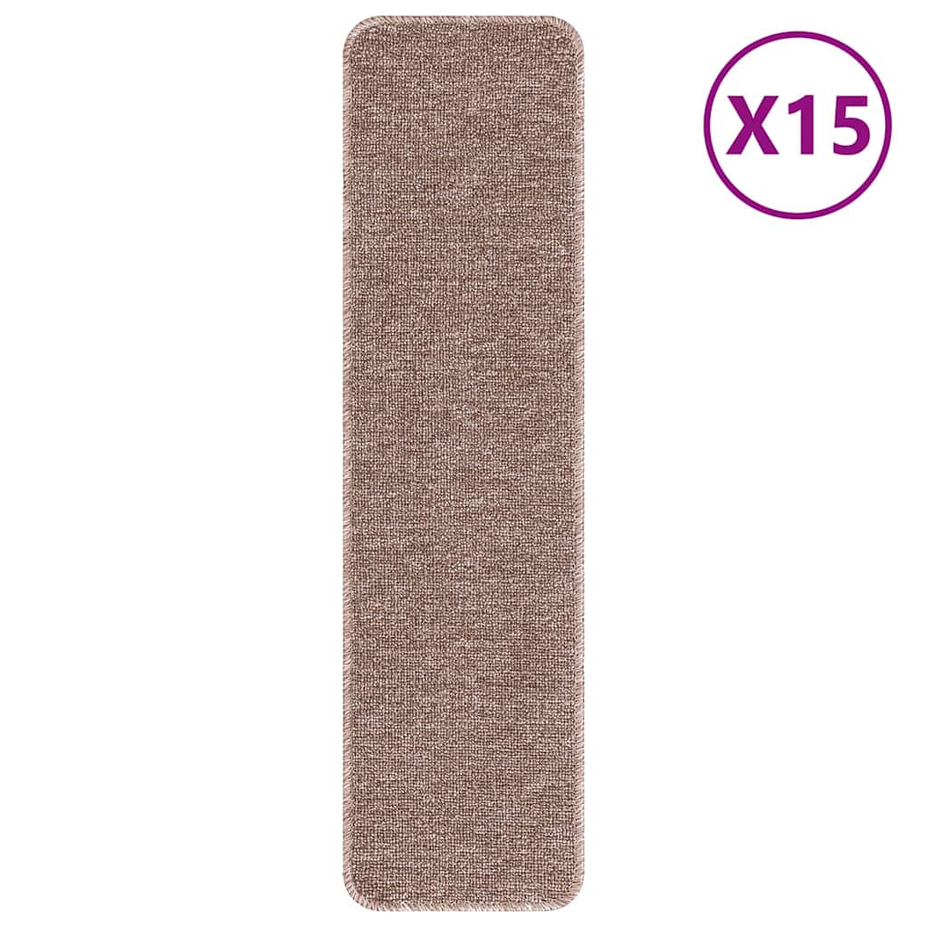 Libisemisvastased trepimatid 15 tk 75 x 20 cm Helepruun PP