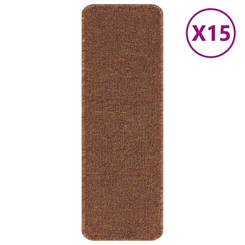 Libisemisvastased trepimatid 15 tk 60 x 25 cm Kollane PP