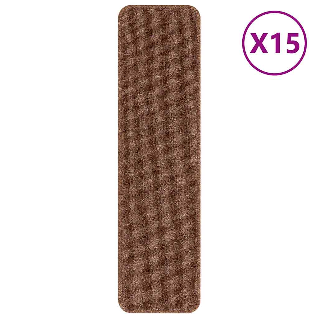 Libisemisvastased trepimatid 15 tk 75 x 20 cm Kollane PP