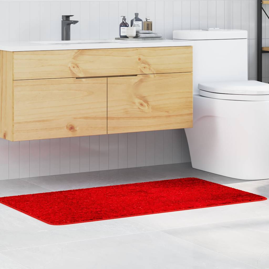 Libisemisvastane vannimat Punane 70 x 120 cm PP