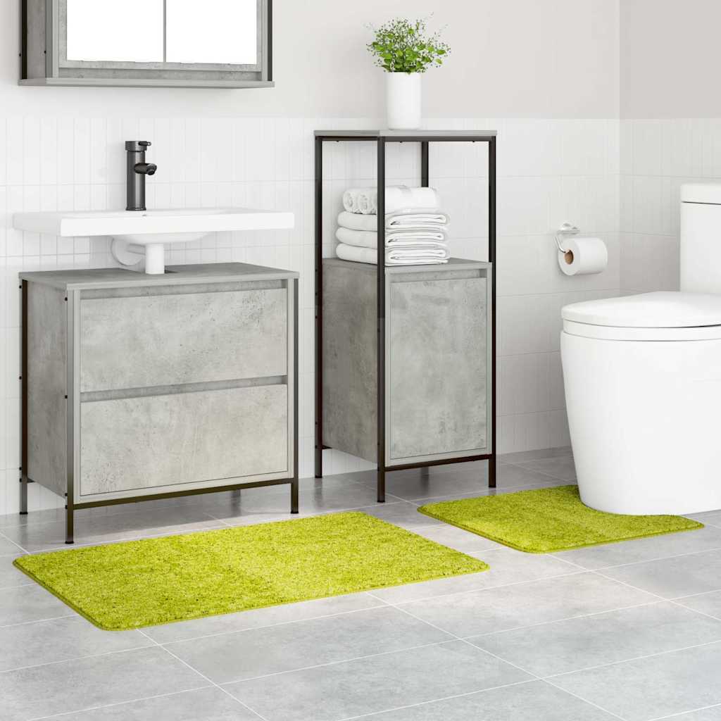 Libisemiskindel vannimatti komplekt 2 tk Roheline 50 x 50 cm PP