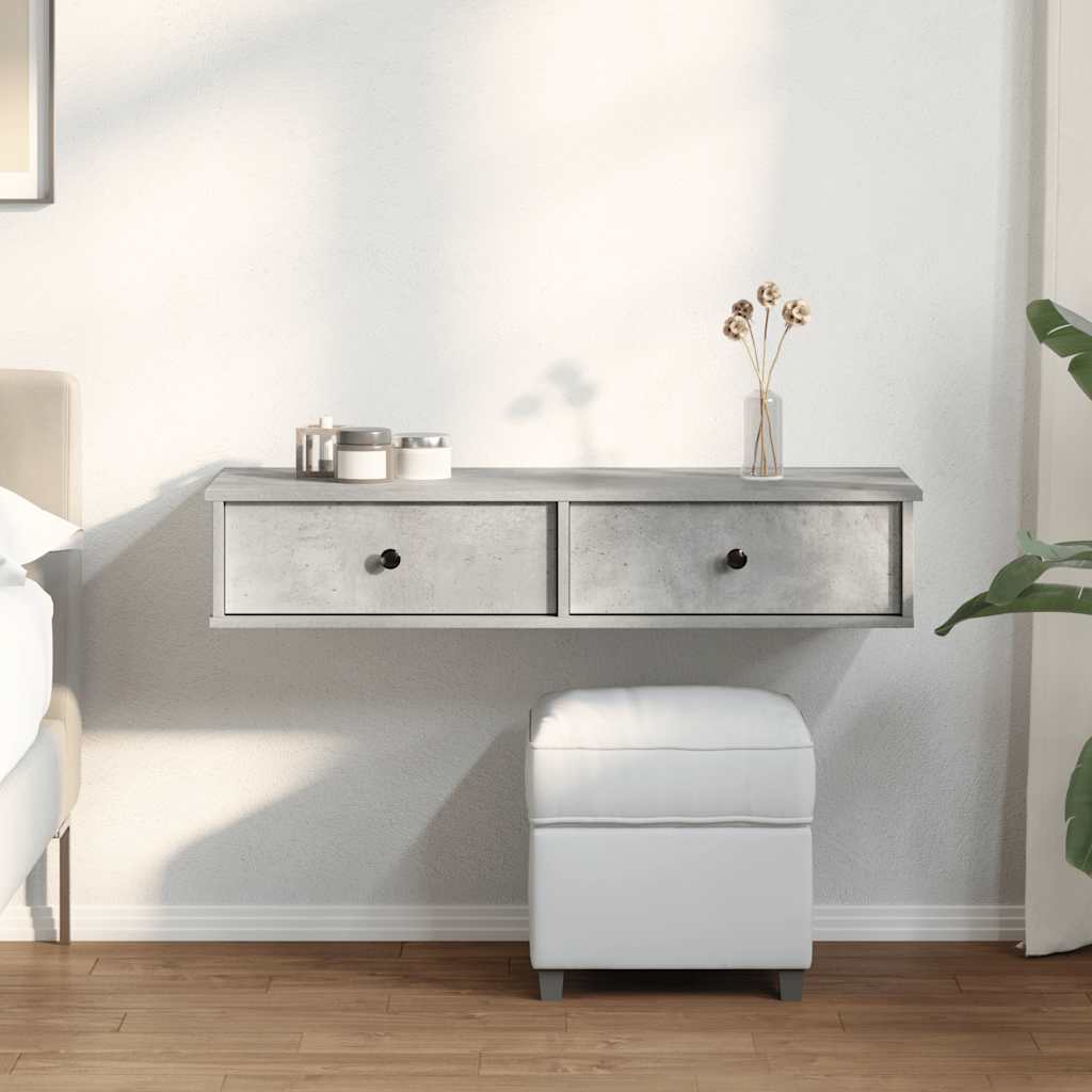 Seinariiul sahtlitega, betoonhall, 100 x 37,5 x 19cm, tehispuit