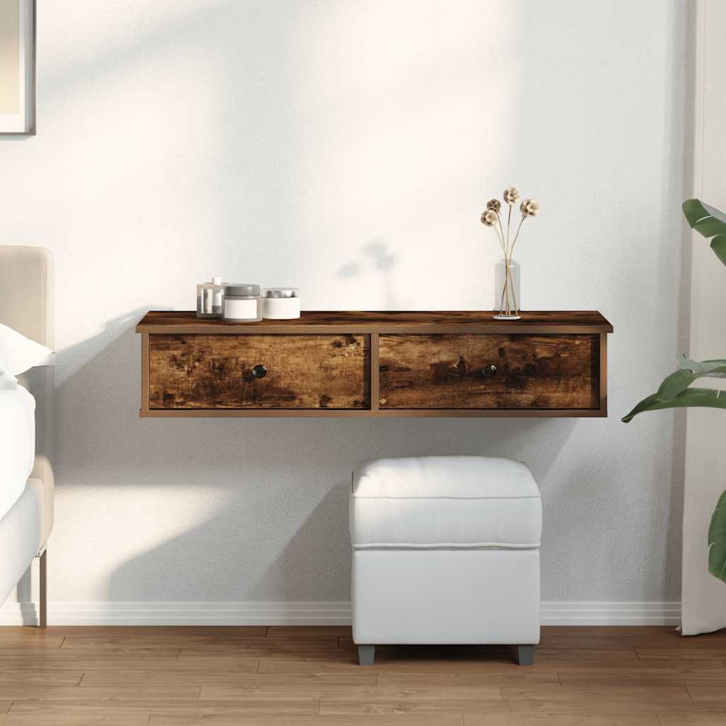 Seinariiul sahtlitega, suitsutatud tamm, 100x37,5x19 cm