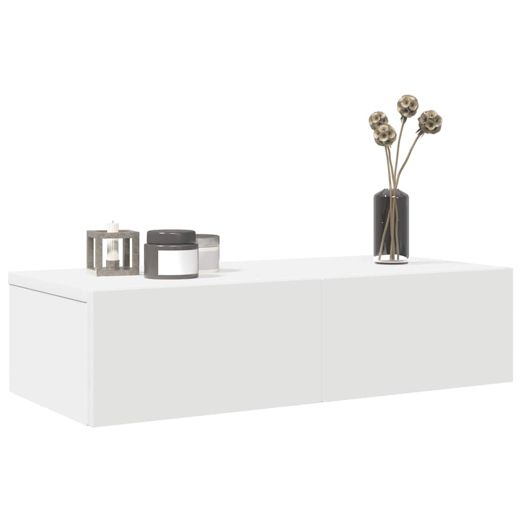Sahtlitega seinariiul valge 60x26,5x15 cm ehituspuit