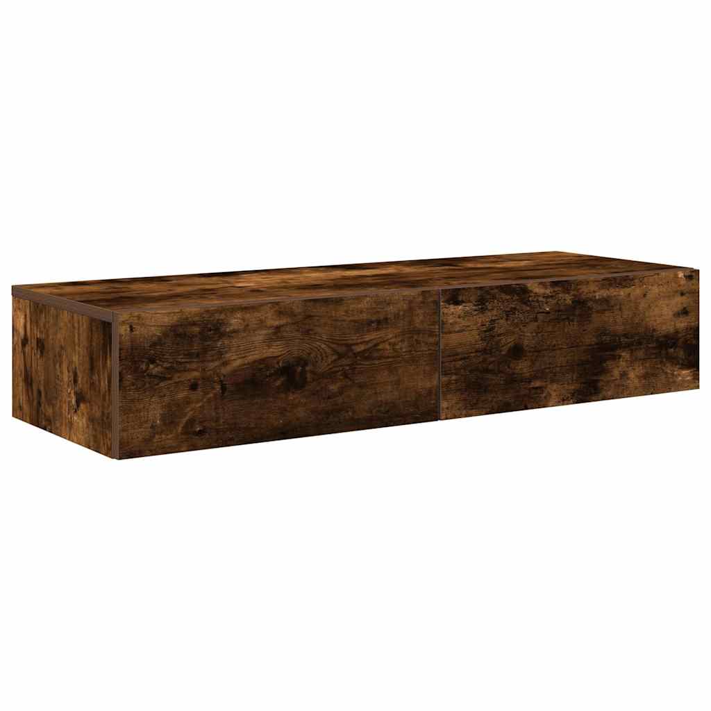 Seinariiul sahtlitega, suitsutatud tamm, 100x36x19cm, tehispuit