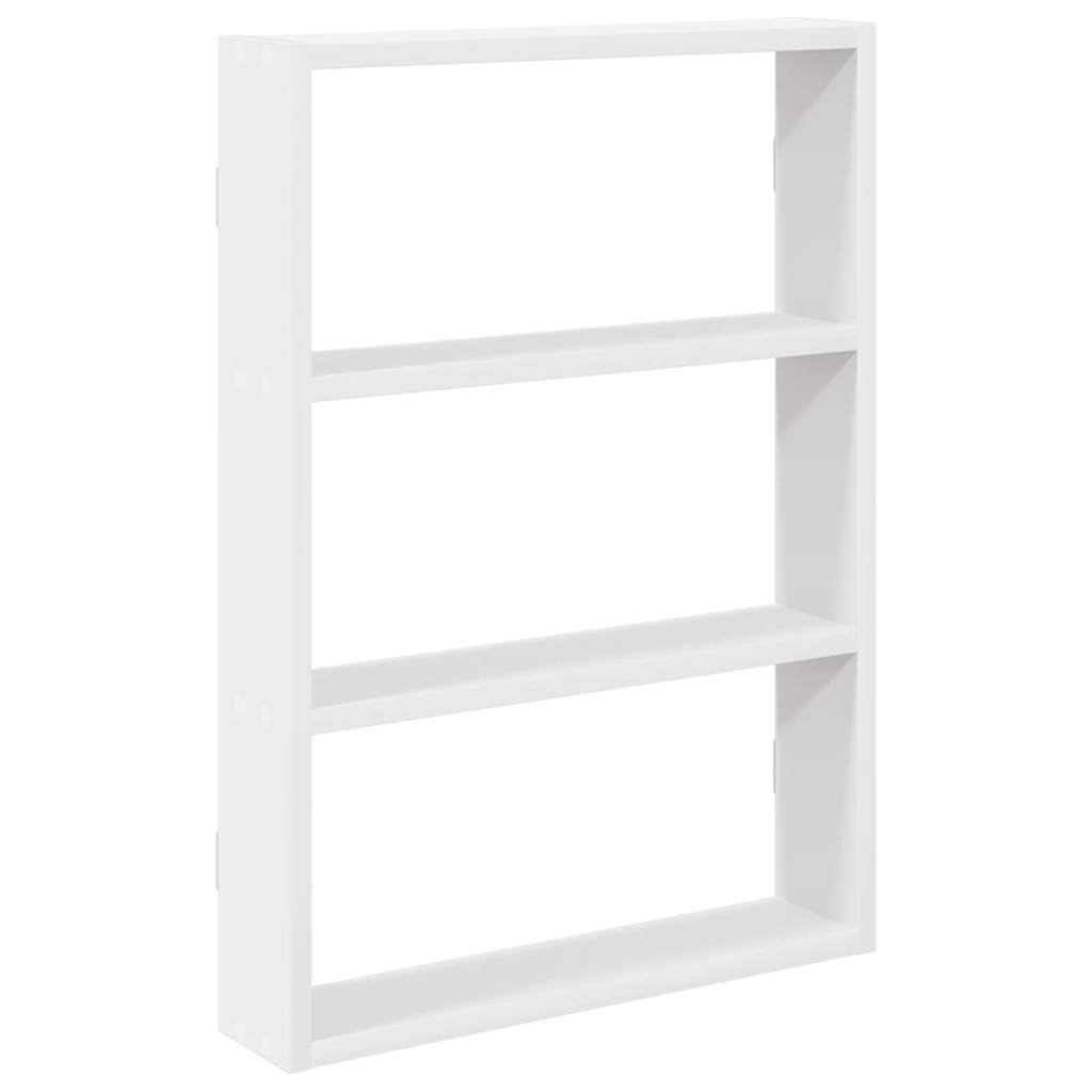 Seinariiul Valge 43x9x60 cm Engineered Wood