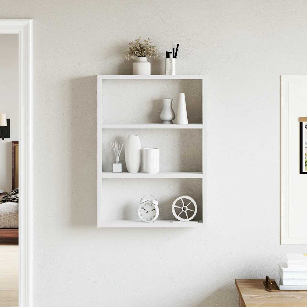 Seinariiul Valge 43x9x60 cm Engineered Wood
