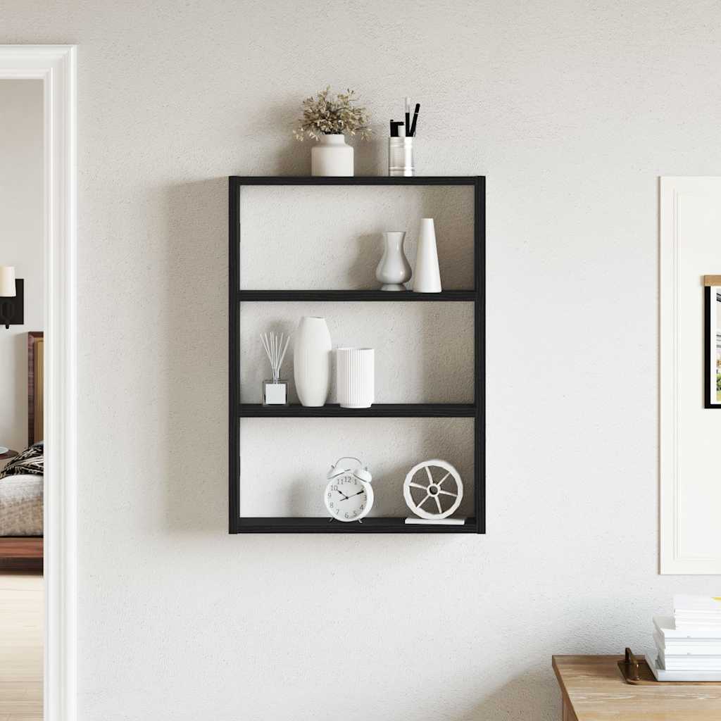 Seinariiul, must, 43 x 9 x 60 cm, tehispuit