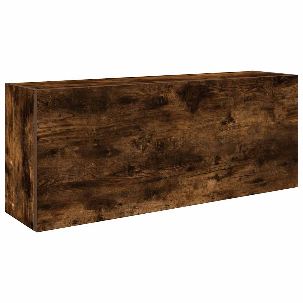 Vannitoa seinakapp, suitsutatud tamm, 100x25x40 cm, tehispuit