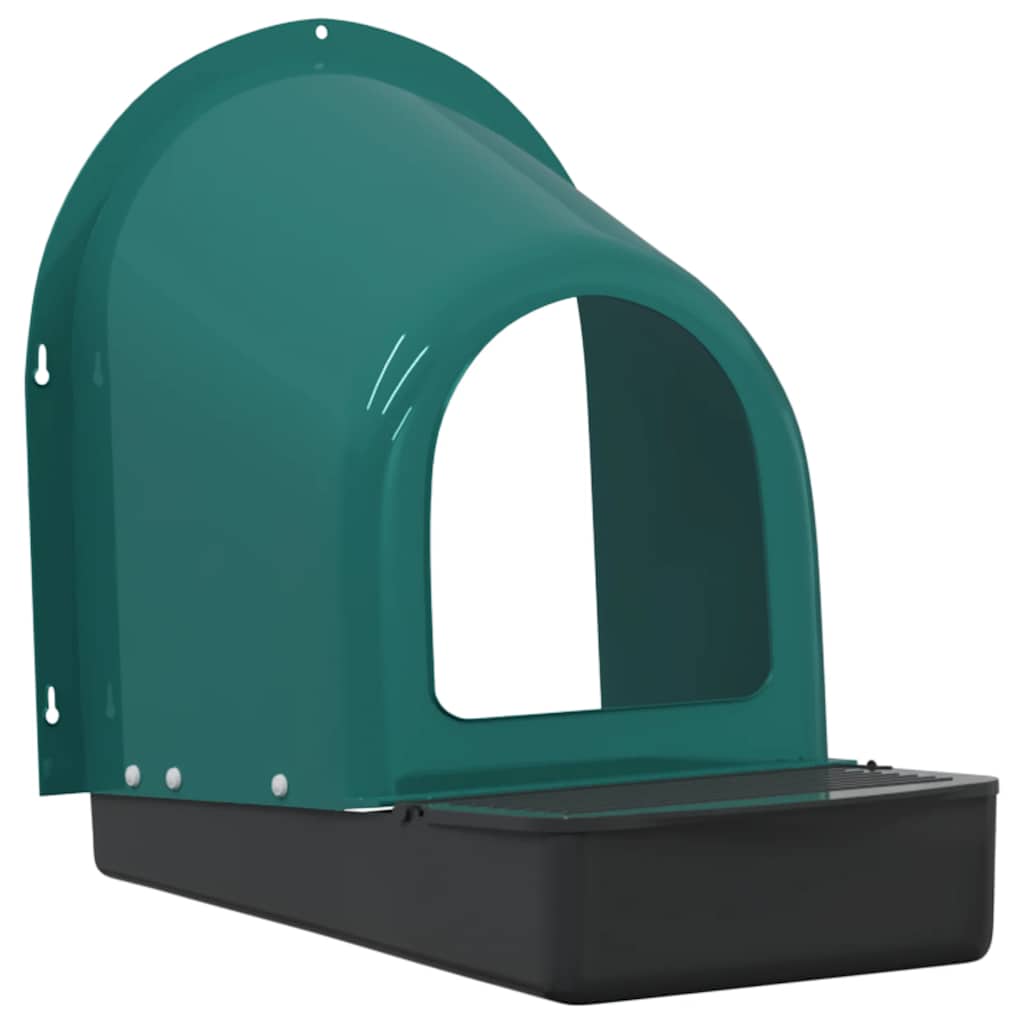 Kanade pesakastid 4 tk seinale kinnitatavad, tumerohelised, plast