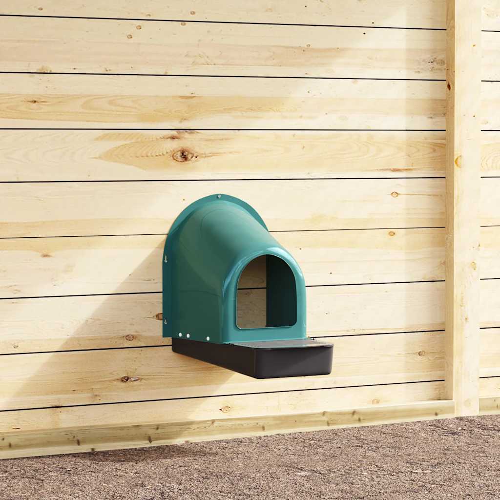 Kanade pesakastid 4 tk seinale kinnitatavad, tumerohelised, plast